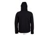 Jaqueta softshell com capuz e mangas extraiveis TRANSFORMER