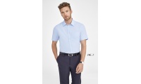 CAMISA POPELINA DE MANGA CURTA PARA HOMEM BRISTOL FIT