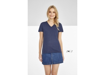 T-shirt com gola em V para Senhora Cores IMPERIAL V WOMEN