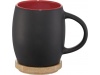 Caneca de cermica com base ou tampa de madeira Hearth