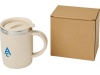 Caneca 400ml com isolamento em palha de trigo Wey