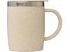 Caneca 400ml com isolamento em palha de trigo Wey