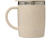 Caneca 400ml com isolamento em palha de trigo Wey