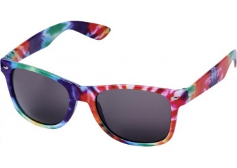 culos de sol efeito tye-dye 