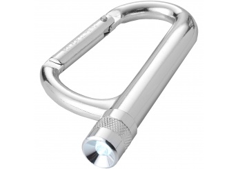 Lanterna com Luz LED + mosqueto Mira