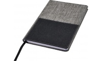 Caderno de referncia A5 com bolso frontal em RPTE Mera