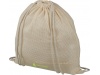 Mochila com cordes em malha de algodo Maine