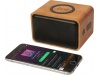 Coluna com base de carregamento sem fios Wooden