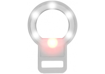 Flash LED com espelho para selfies