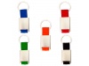 Porta chaves de metal retangular com fita de nylon
