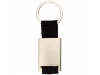 Porta chaves de metal retangular com fita de nylon