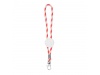 Porta-chaves tubular com ajuste e mosqueto 