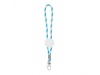 Porta-chaves tubular com ajuste e mosqueto 