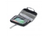 Necessaire com 2 divisrias e fecho em velcro 