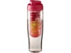 Garrafa desportiva e infusor com tampa Flip 700ml H2O Tempo
