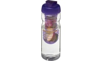 Garrafa desportiva e infusor com tampa Flip 650ml H2O Base