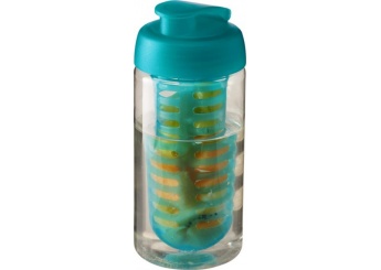 Garrafa desportiva e infusor com tampa Flip 500ml H2O Bop