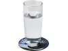 Base para copos redonda com material de pneus Brite-Mat