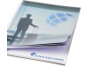 Caderno A5 50 folhas espiral de arame com capa em PP Desk-Mate