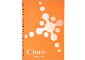 Caderno A4 com capa sinttica Desk-Mate