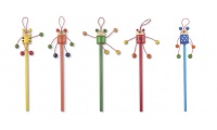Lpis de Carvo com Boneco Divertido