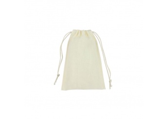 Saco 100% algodo com atilhos Cottoncord Small