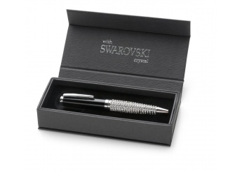 Esferogrfica com cristais Swarovski + Estojo