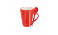 Chvena 300ml com colher TIMBER