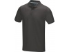 Polo para homem em material de orgnico GOTS Graphite