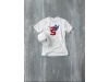 T-shirt de manga curta de homem Heros Branca