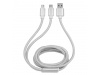 SET Ficha USB + Cabo USB READY