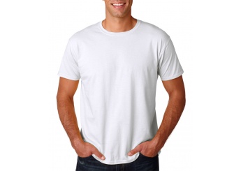 T-Shirt Manga Curta Gola Redonda 135-140gr/m2 Branca