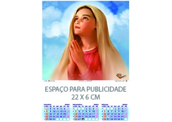 Calendrio Trimestral 2021 de 4 folhas: Religiosos