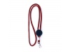 Fita de Pescoo tubular ajustavel + mosquetao 
