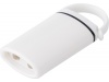 Lanterna de plstico com 2 luzes LED e mosqueto