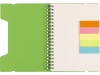 Caderno espiral com rgua e notas adesivas