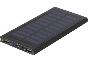 Carregador solar de ABS e alumnio 8000 mAh