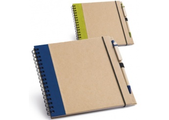 Bloco de notas + esferogrfica