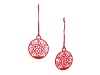 Conjunto de 2 decoraes de Natal