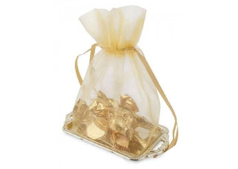Bandeja com Bolsa Organza
