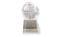 Cristal Bola Mundo Mediana