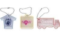 Porta-chaves reflector de forma personalizada