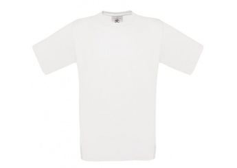 T-shirt B&C Exact 145gr Adulto Branca 