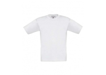 T-shirt B&C Exact 190 Kids - Branca