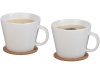 Conjunto de 2 canecas com bases Hartley