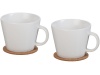 Conjunto de 2 canecas com bases Hartley