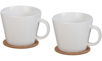 Conjunto de 2 canecas com bases Hartley