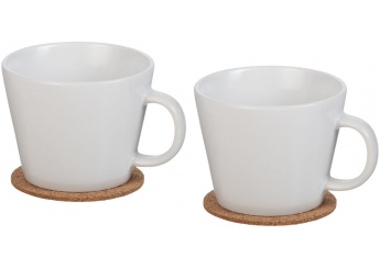 Conjunto de 2 canecas com bases Hartley