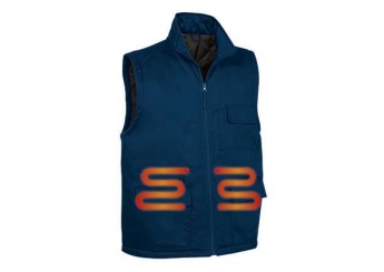 Colete multi-bolsos aquecimento elctrico DEER 3XL