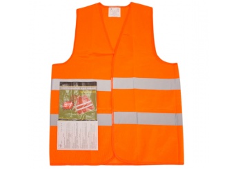 Colete Reflector Alta Visibilidade EN-20471:2013 CE